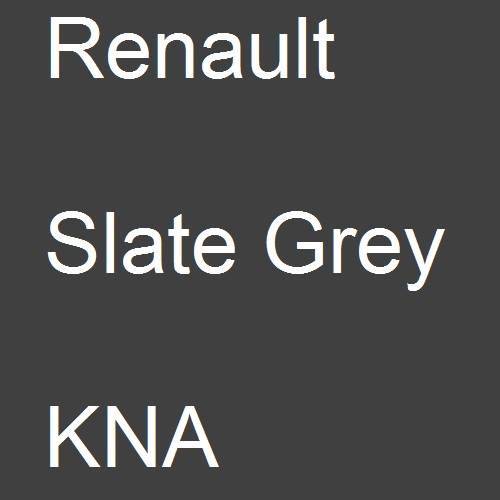 Renault, Slate Grey, KNA.